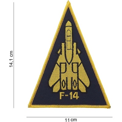 FOSTEX nášivka Tomcat F-14 žlutá #5029