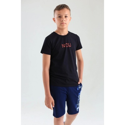 Winkiki kids Wear chlapecké tričko Now černá červená