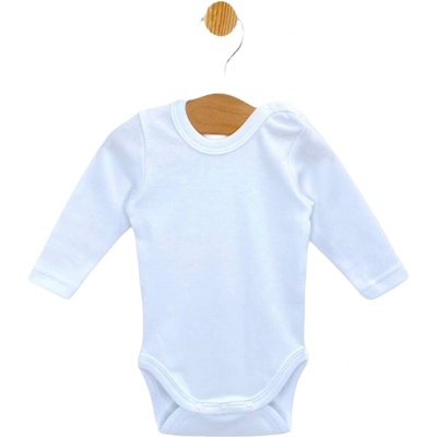 Rainy Бебешко боди с дълъг ръкав Rainy - White, 56 cm, 1-2 м (614445)