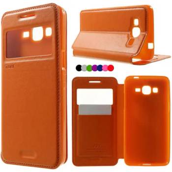 Image 1 of Samsung Galaxy Grand Prime Window Wallet Калъф + Протектор