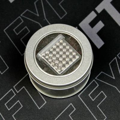 NeoCube magnetický hlavolam 216 kuliček Stříbrná