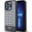 DKNY Кейс DKNY Leather Printed Pattern Metal Logo MagSafe за iPhone 15 Pro, черен (3666339262235)
