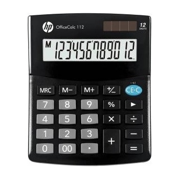 HP HP Calculator Office Calculator HP-OC 112/INT BX, 12-digit. Display, 125x101x33mm, black