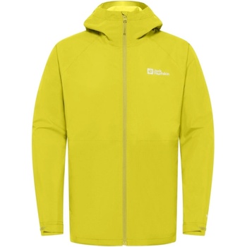 Image 1 of Jack Wolfskin Непромокаемо яке Jack Wolfskin Men's Prelight Adjustable Hood Lightweight Waterproof Jacket - Chartreuse