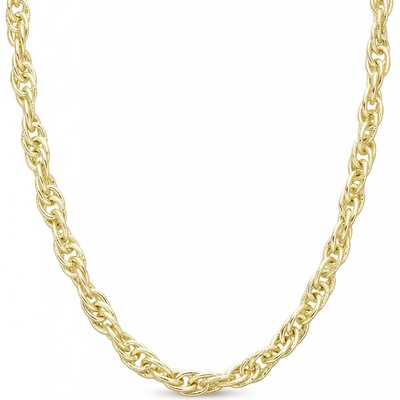 Biju Pozlacený proplétaný řetízek 14k 3002232