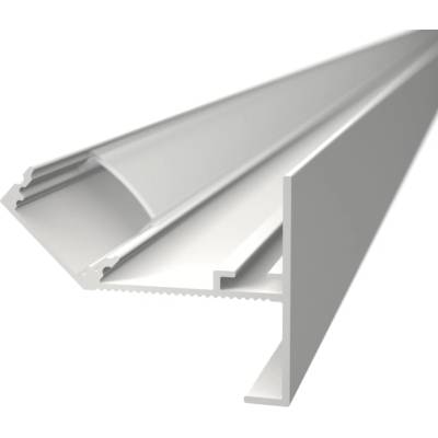 LED lišta CEIL-EDGE biela Dĺžka: 2m, Typ krytky: Mliečna krytka zaklapávacia (difúzor)
