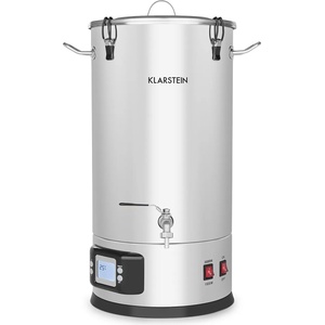 Klarstein Maischfest, котол за ферментация, 5 части, 1500 W/3000 W, 25 литра, LCD Touch , неръждаема стомана (FP8-MaischfestBoiler) (FP8-MaischfestBoiler) - electronic-star