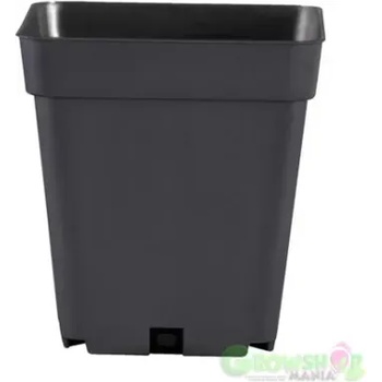 Image 1 of Квадратна черна саксия 2L - 13x13cm