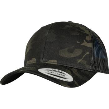 MERCHCODE Шапка с козирка MERCHCODE Retro Trucker в черен камуфлажUB-6606MC-01489 - Черен, размер one size