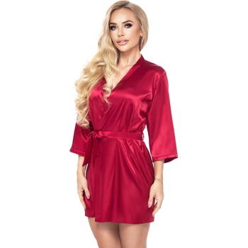 Irall Луксозен секси халат Szlafrok-Aria-Bordowy-BordowyV-47198-Bordowy - Син, размер L