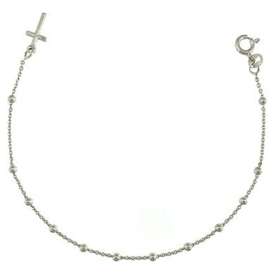INFINITYSILVER Náramek ze stříbra s křížkem 16605518