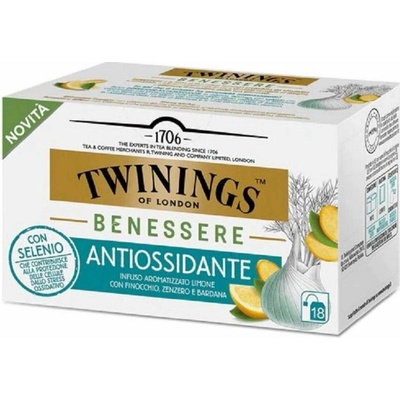 Twinings antioxidačný čaj s citrónom a feniklom 18 ks