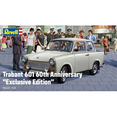 REVELL Gift Set auto 05630 60th Anniversary Trabant 601 1:24