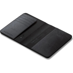 Satechi Vegan-Leather Passport Cover w Find My - Black (ST-VPCK)