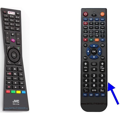 Diaľkový ovládač JVC RM-C3184