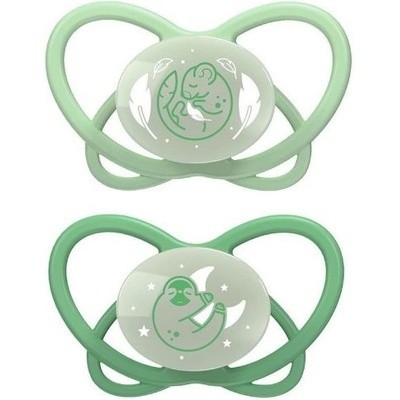 NIP Бебешка залъгалка NIP Green - My Butterfly Night, 16-32 м, 2 броя, зелени (4000821426320)