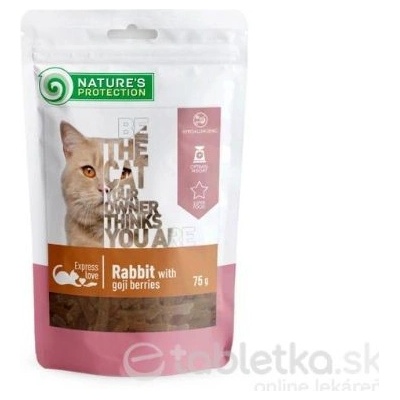 Nature´s Protection Snack cat rabbit with goji berries 12 x 75 g