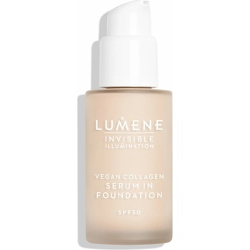 Lumene Invisible Illumination Vegan Collagen Serum in Foundation ľahký make-up s vyživujúcim účinkom SPF30 00 30 ml