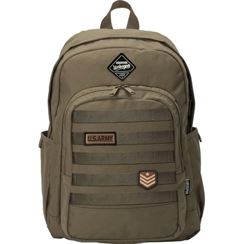 Unkeeper Ученическа раница, Unkeeper, Army, 43 x 32 x 13 см, Тъмнокафяв
