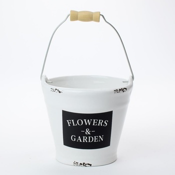 Dolomit Obal vedro s rúčkou 12,8 x 12,8 x 12 cm