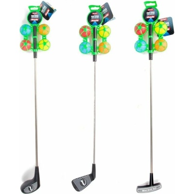 Teddies Golfová sada 1ks hůl 60 cm + 4 ks míček