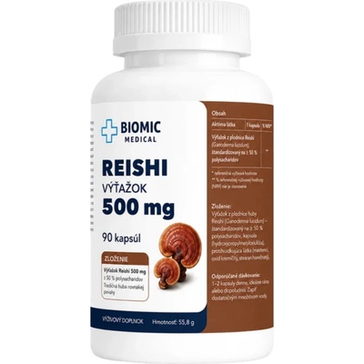 Reishi 500 mg 90 kapsúl