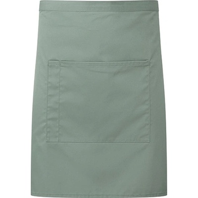 Premier Workwear Gastro zástera PR141 Sage Pantone 5497C 70x50 cm