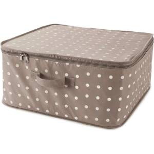 Compactor Rivoli - Текстилна кутия за съхранение 46x46x21 см, кафява RAN4540B (RAN4540B)
