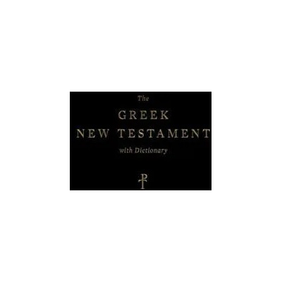 Greek New Testament, Produced at Tyndale House, Cambridge, with Dictionary | ESV
