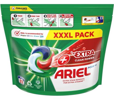 Ariel +Extra clean kapsule 52 PD
