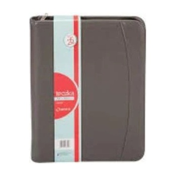 Antra Briefcase A4 709 grey with ANTRA zipper