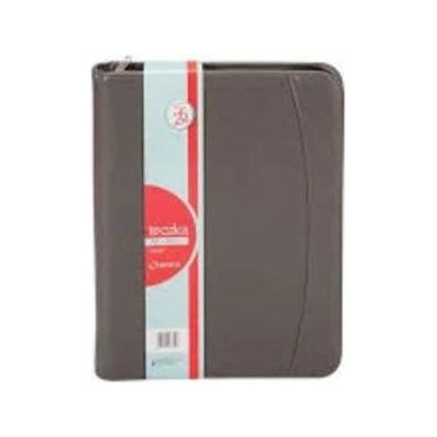 Antra Briefcase A4 709 grey with ANTRA zipper