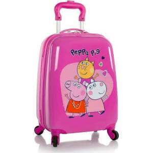 HEYS Детски куфар Heys Kids Peppa Pig 4w Pink Heys | Rozov | Момчешки | UNI