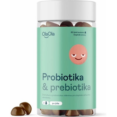 OlaOla Probiotiká s prebiotikami podporujúce zažívanie 60 kapsúl