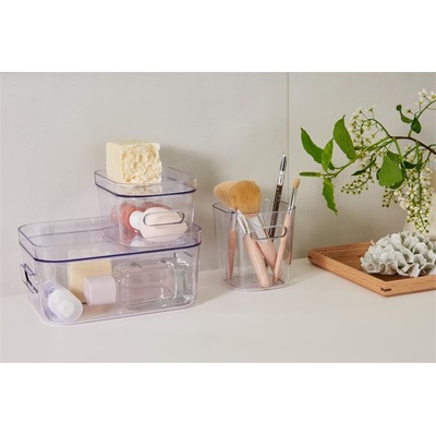 SMARTSTORE Úložný box, plastový, 0,6 l, "Compact Clear Mini", priehľadný