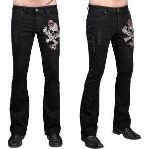 Wornstar Мъжки панталони (дънки) wornstar - Авангард - Черен - wsgp-vgd