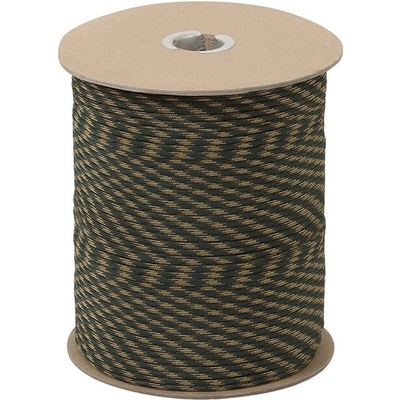 ROTHCO šnúra PARACORD nylon 550LB na cievke 300m 4mm WOODLAND