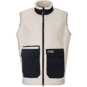 Scott Мъжки поларен елек Scott Vest Escape Heritage Pile Fleece vest - Latte Beige / Black (032-1871-0311)