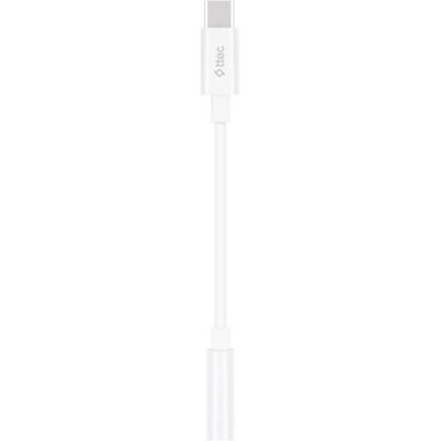 Ttec Кабел ttec - Aux Adapter, USB-C/3.5 mm, бял (8694470827964)