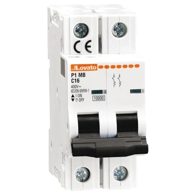 Lovato Electric P1MB2PD20 2-pól, D, 10kA, 20A