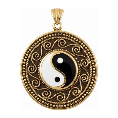 imago Bronzový amulet Jin Jang větší FC21230X