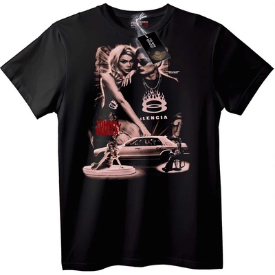 NOONEBRAND Тениска Томи & Памела Валенсия - 2XL, White
