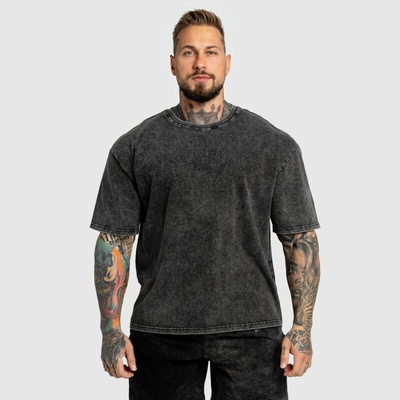 Iron Aesthetics Oversized tričko Heritage washed black – Zboží Dáma