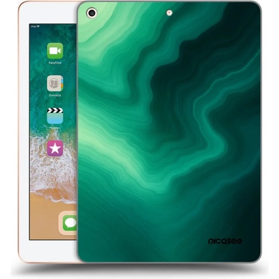 Picasee silikónový prehľadný obal pre Apple iPad 9.7" 2018 6. gen Malachite