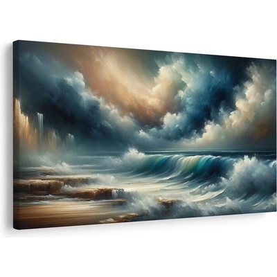 Obraz bouře nad oceánem - 90x60