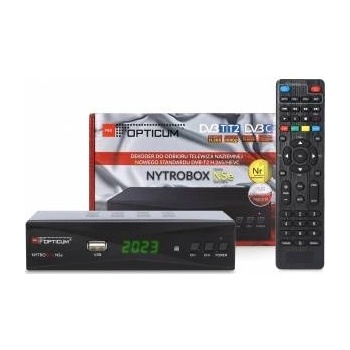 Opticum Tuner DVB-T2/HEVC OPTICUM DVB-T2 OPTICUM NYTROBOX nSe H. 265