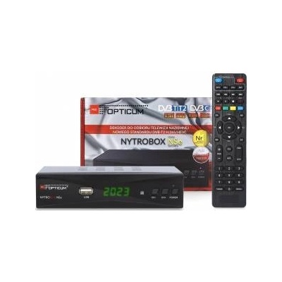 Opticum Tuner DVB-T2/HEVC OPTICUM DVB-T2 OPTICUM NYTROBOX nSe H. 265