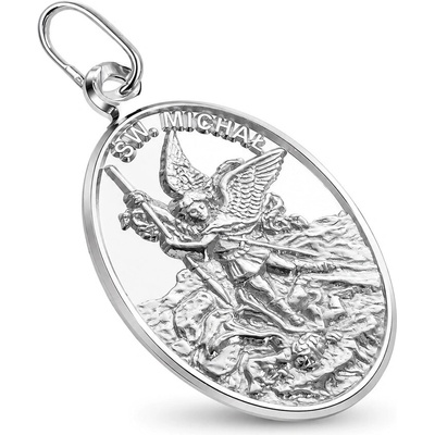 Argento Stříbrný přívěsek sv. Michael Archanděl 85672
