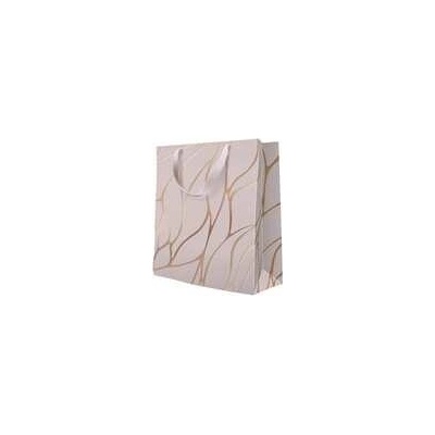 Darčeková taška premium stredná - Fluid Waves 20x10x25 cm