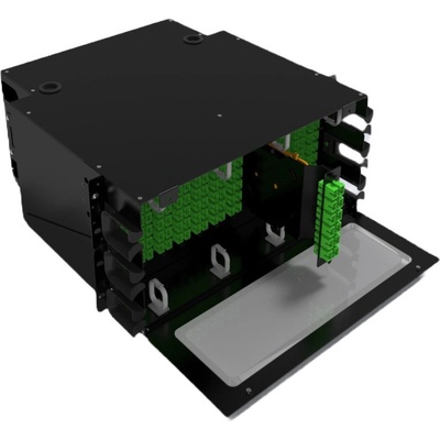 MegaF Оптичен панел за до 144 sc или 288 lc порта, незареден (999321)